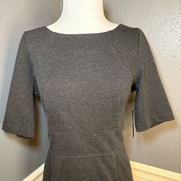 Pure Collection Knit Midi Workwear Sheath Dress - Picture 3 of 9